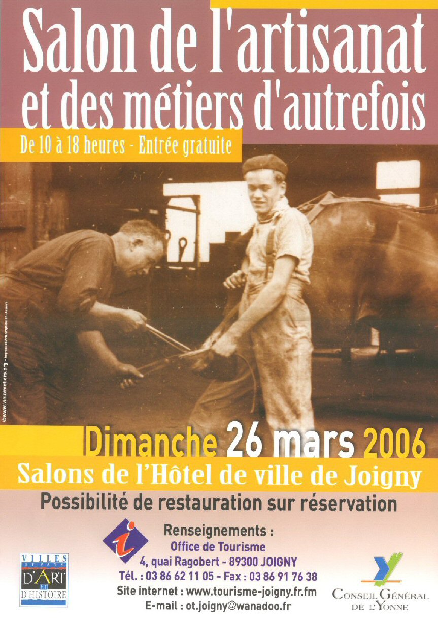 Salon de l'Artisanat et des Vieux métiers de Joigny (Yonne)