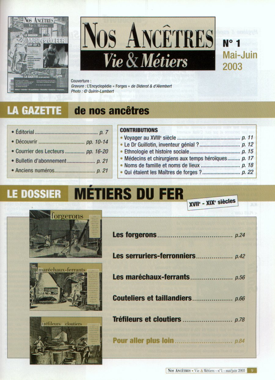 Les Mtiers du Fer