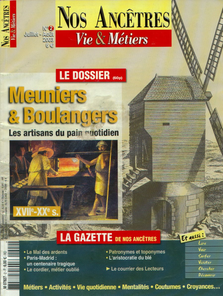 Meuniers et Boulangers