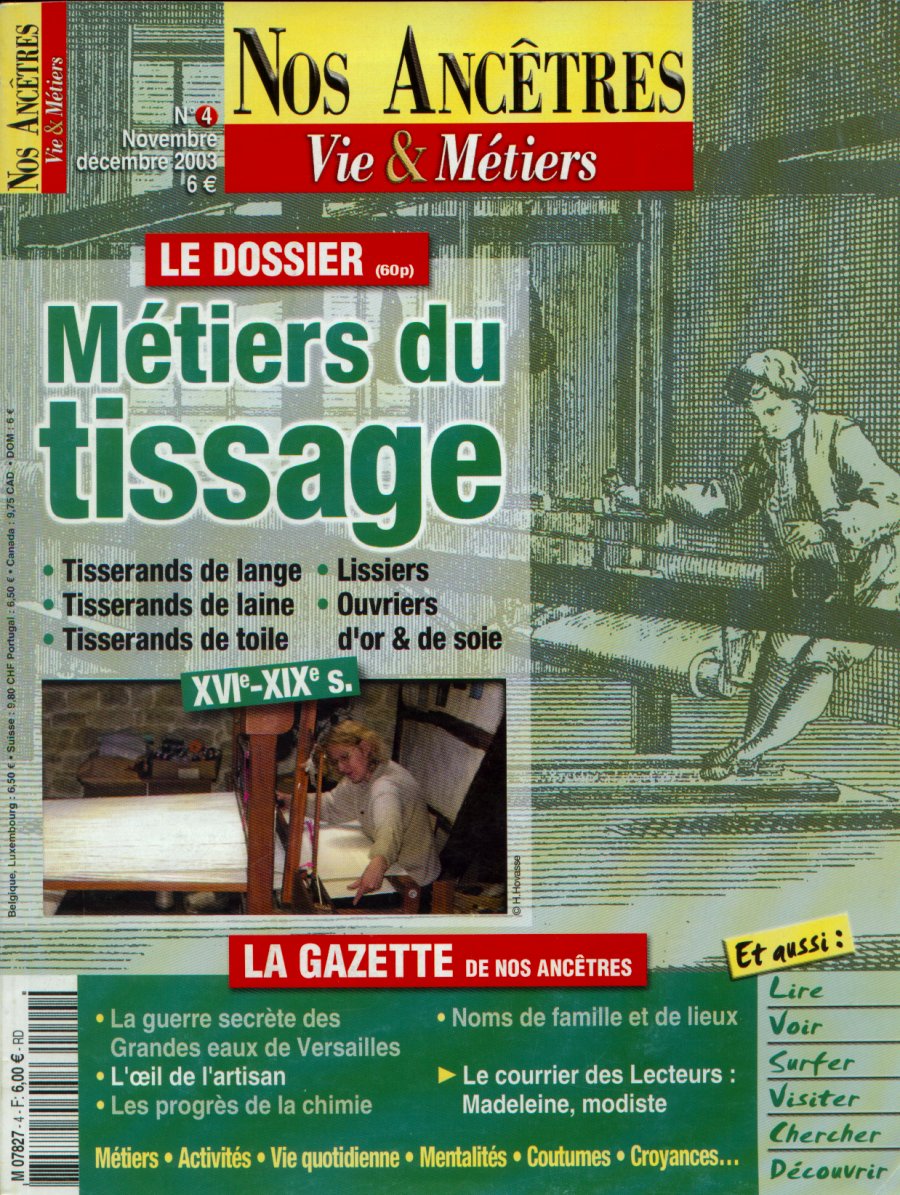 Mtiers du Tissage