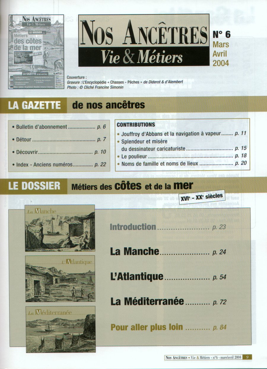 Mtiers des Ctes de la Mer