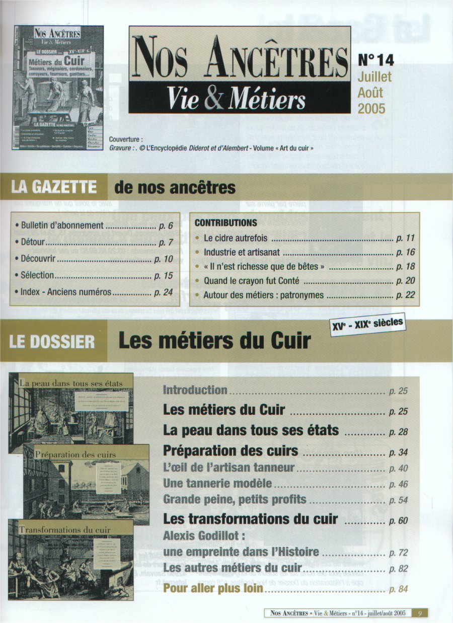 Mtiers du Cuir