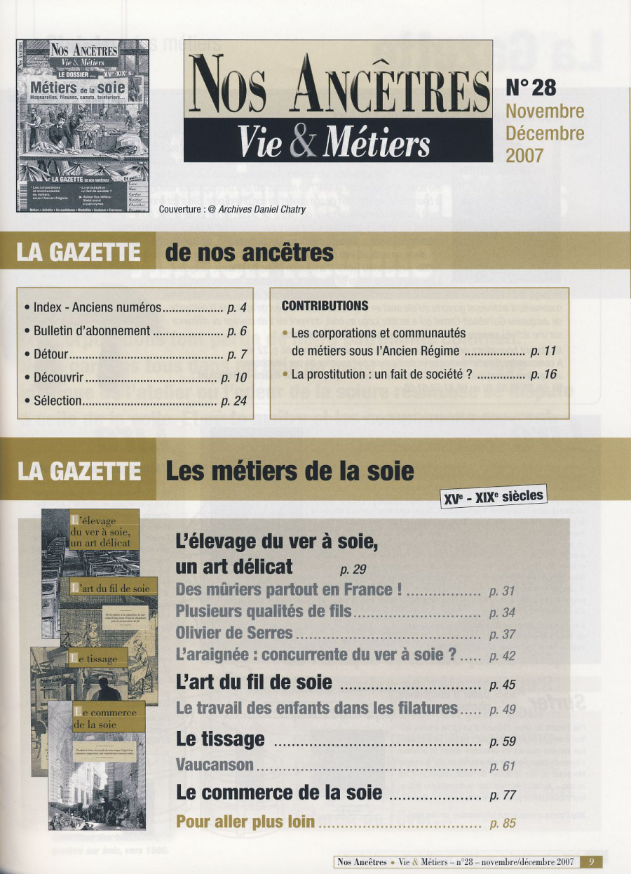 Les Mtiers de la Soie