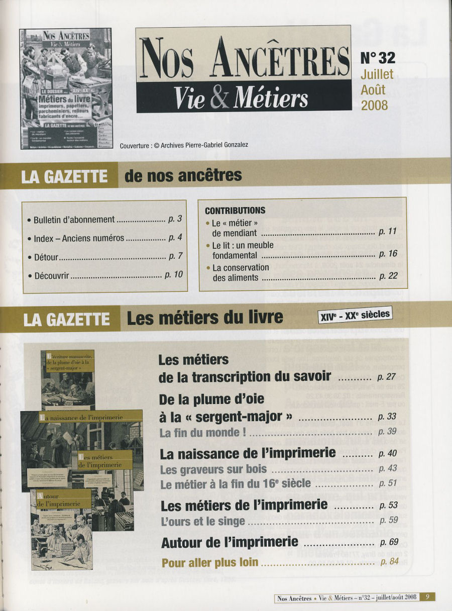 Mtiers du Livre