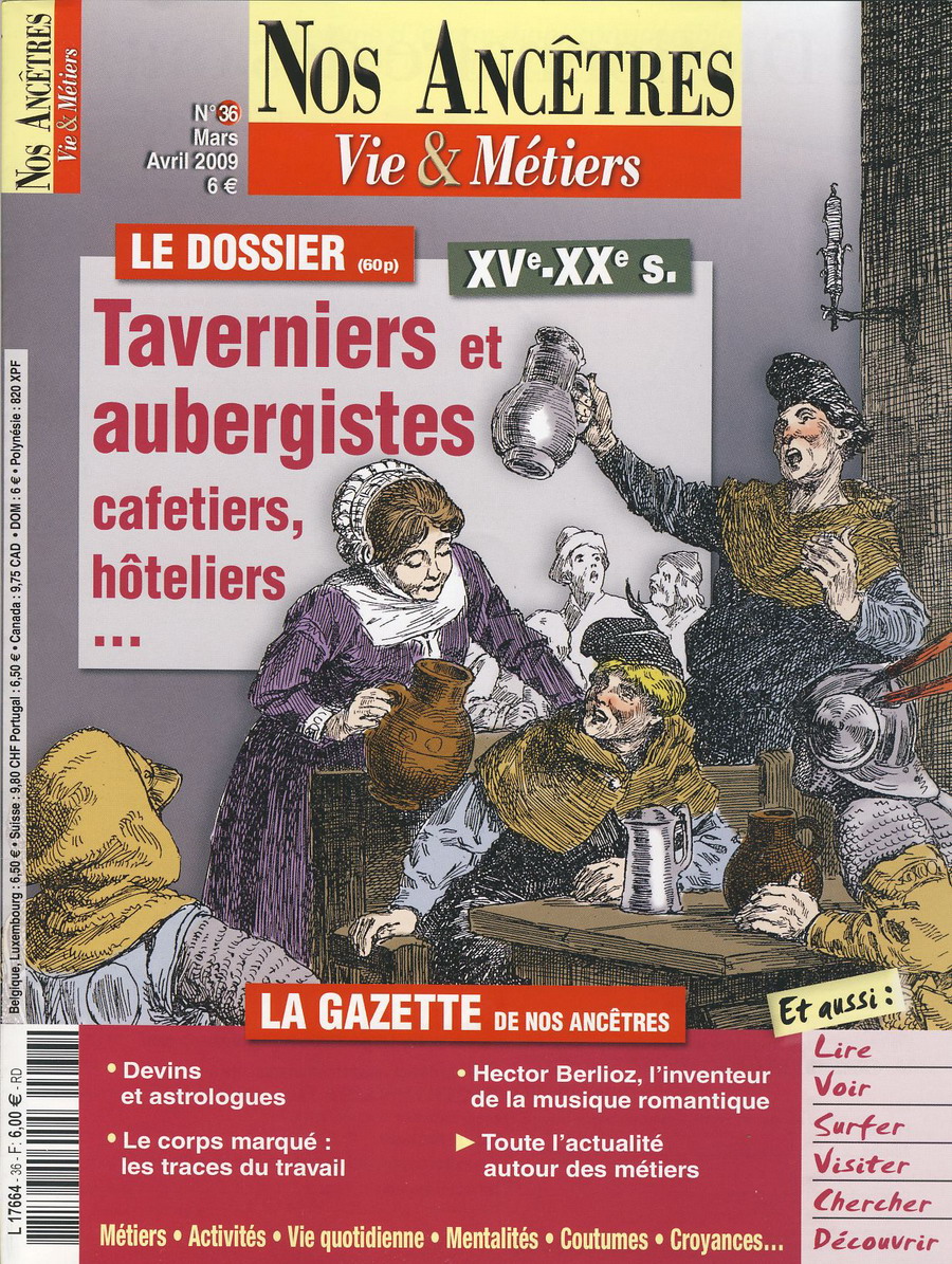 Taverniers et Aubergistes, Cafetiers, Hteliers