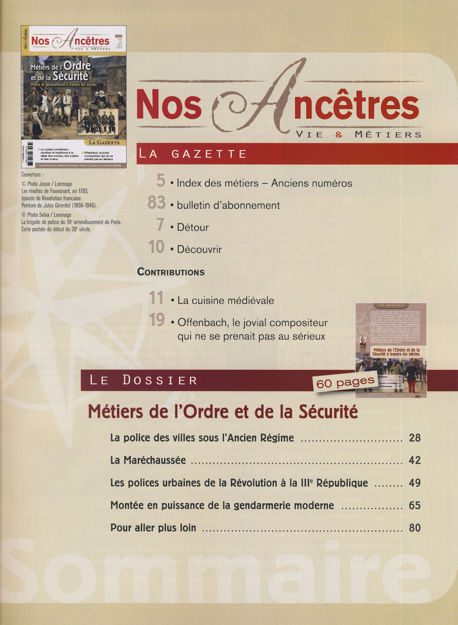 Mtiers de l'Ordre et de la Scurit