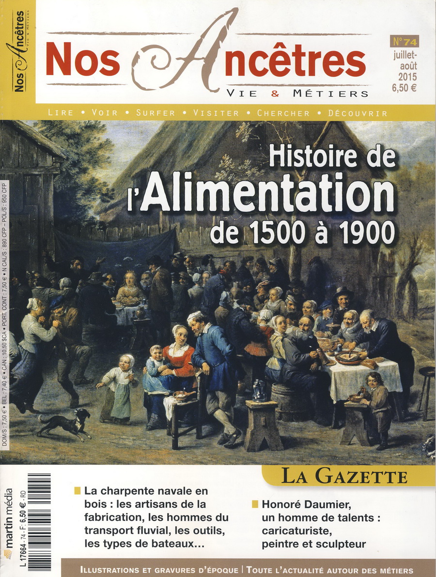 Histoire de l'Alimentation de 1500  1900